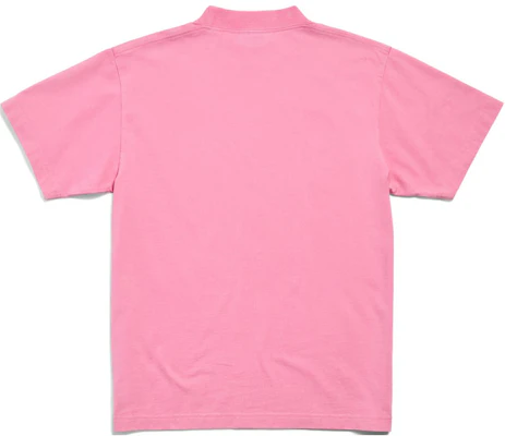 Balenciaga FW24 Crystal Letter Slim Fit Unisex Crewneck T-Shirt Faded Pink. 809122TRVL59568 Lookbook Balenciaga FW24 Crystal Letter Slim Fit Unisex Crewneck T-Shirt Faded Pink. 809122TRVL59568
