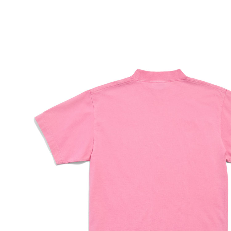Balenciaga FW24 Crystal Letter Slim Fit Unisex Crewneck T-Shirt Faded Pink. 809122TRVL59568 圖 6