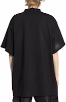 Details for Balenciaga FW24 Faded Logo Print Oversized T-Shirt Blue Gray Casual Tee 787349TQVU41083