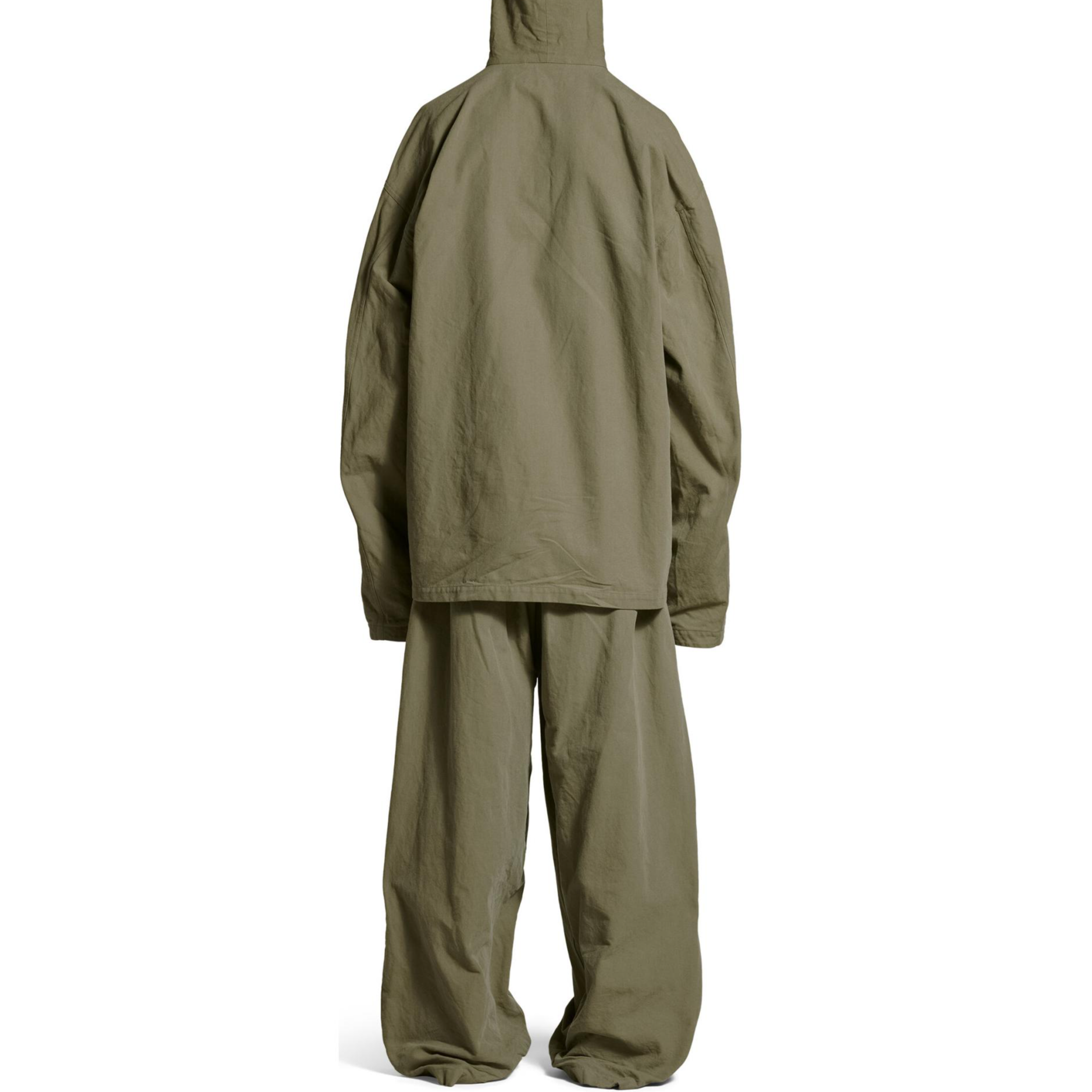 Purchase Balenciaga FW24 Hoodie Hijau Zip-Up Unisex Oversized Fit. 808823TRP103420