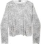 Buy Balenciaga FW24 Suéter Unisex de Punto Gris Estampado Leopardo. 793653T33322135