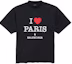 Order Balenciaga FW24 Heart Logo Print Black Unisex Casual Crewneck T-Shirt. 764235TRVU91041