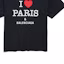Purchase Balenciaga FW24 Heart Logo Print Black Unisex Casual Crewneck T-Shirt. 764235TRVU91041