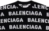 Shop Balenciaga FW24 Letter Logo Knit Pullover Sweater Black 761596T16731070