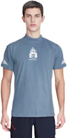 Shop Balenciaga FW24 Letter Print Crewneck T-Shirt Regular Fit Men’s Light Blue. 787349TQVW74164