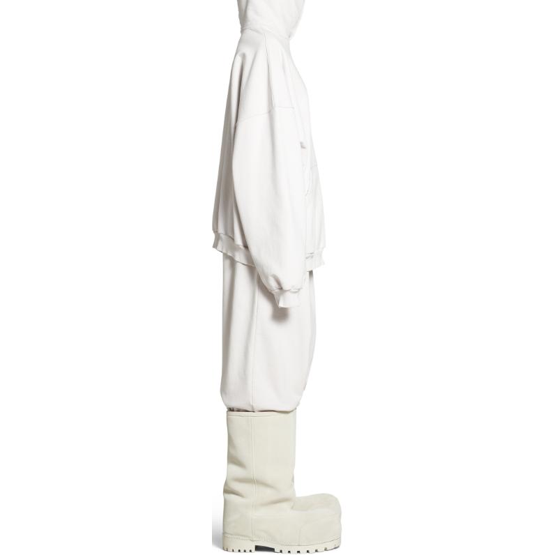 Balenciaga FW24 Letter Print Oversized Hoodie Unisex White 739024TQVS73307 圖 6