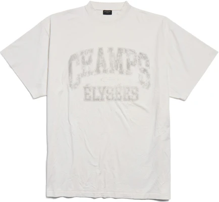 巴黎世家FW24字母印花白色宽松男女同款T恤 787349TRVN19016 Order 巴黎世家FW24字母印花白色宽松男女同款T恤 787349TRVN19016