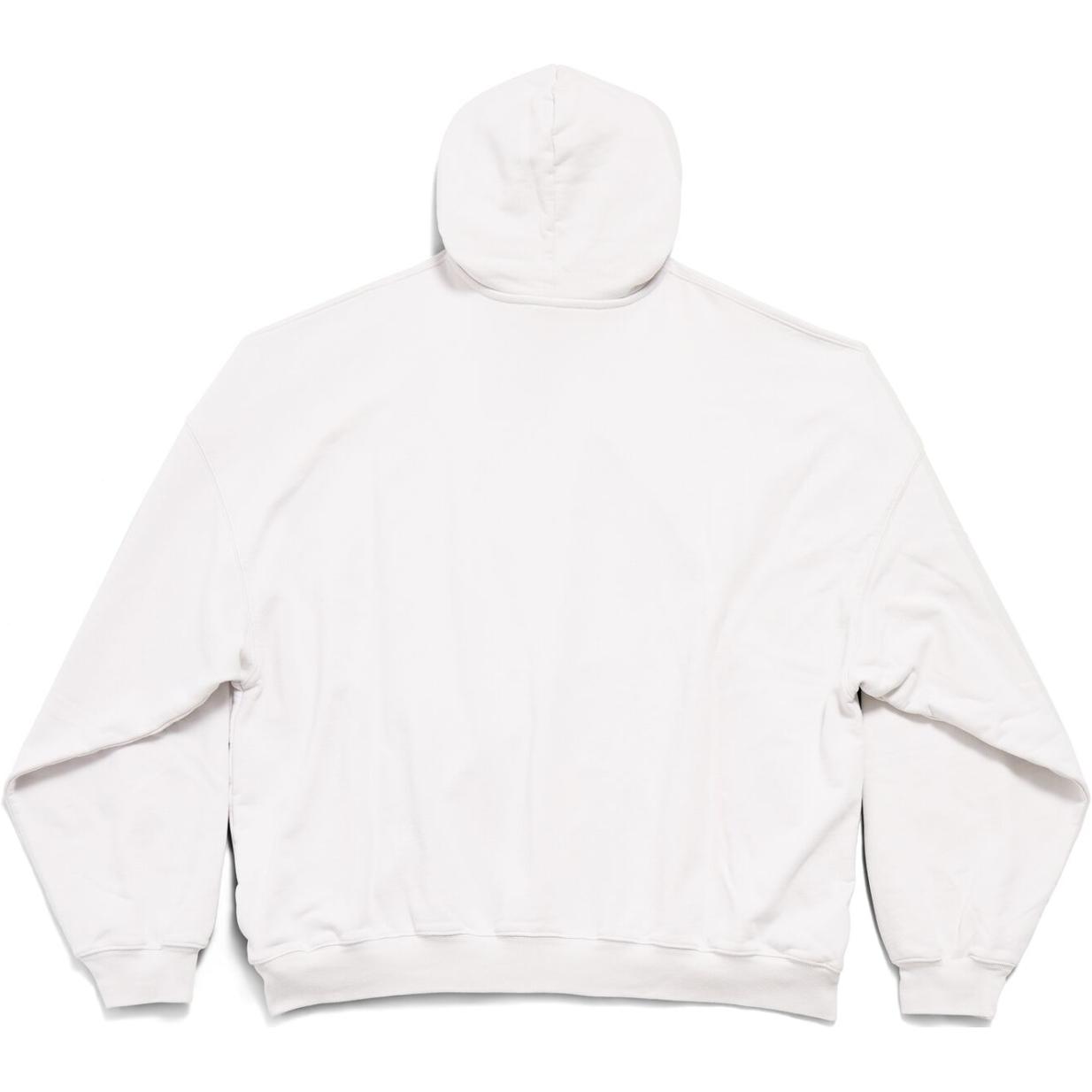 Balenciaga FW24 LO_VE Print Hoodie White Unisex Oversized Fit 739024TQVK33307 圖 3