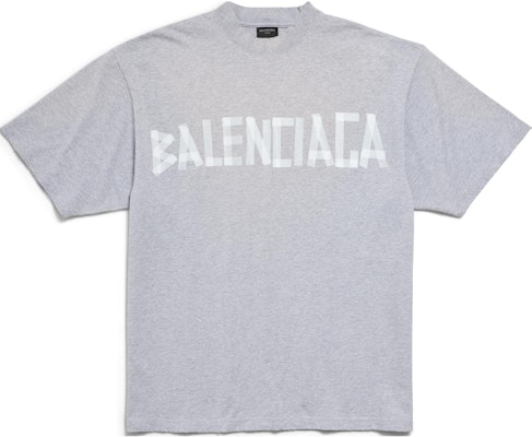 Balenciaga FW24 Camiseta Unisex Gris con Logo Impreso Crewneck. 739784TRVK11300 Order Balenciaga FW24 Camiseta Unisex Gris con Logo Impreso Crewneck. 739784TRVK11300