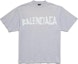 Order Balenciaga FW24 Camiseta Unisex Gris con Logo Impreso Crewneck. 739784TRVK11300