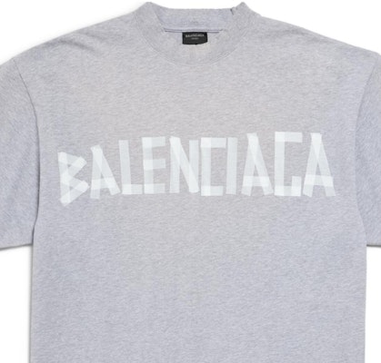Balenciaga FW24 Camiseta Unisex Gris con Logo Impreso Crewneck. 739784TRVK11300 Shop Balenciaga FW24 Camiseta Unisex Gris con Logo Impreso Crewneck. 739784TRVK11300