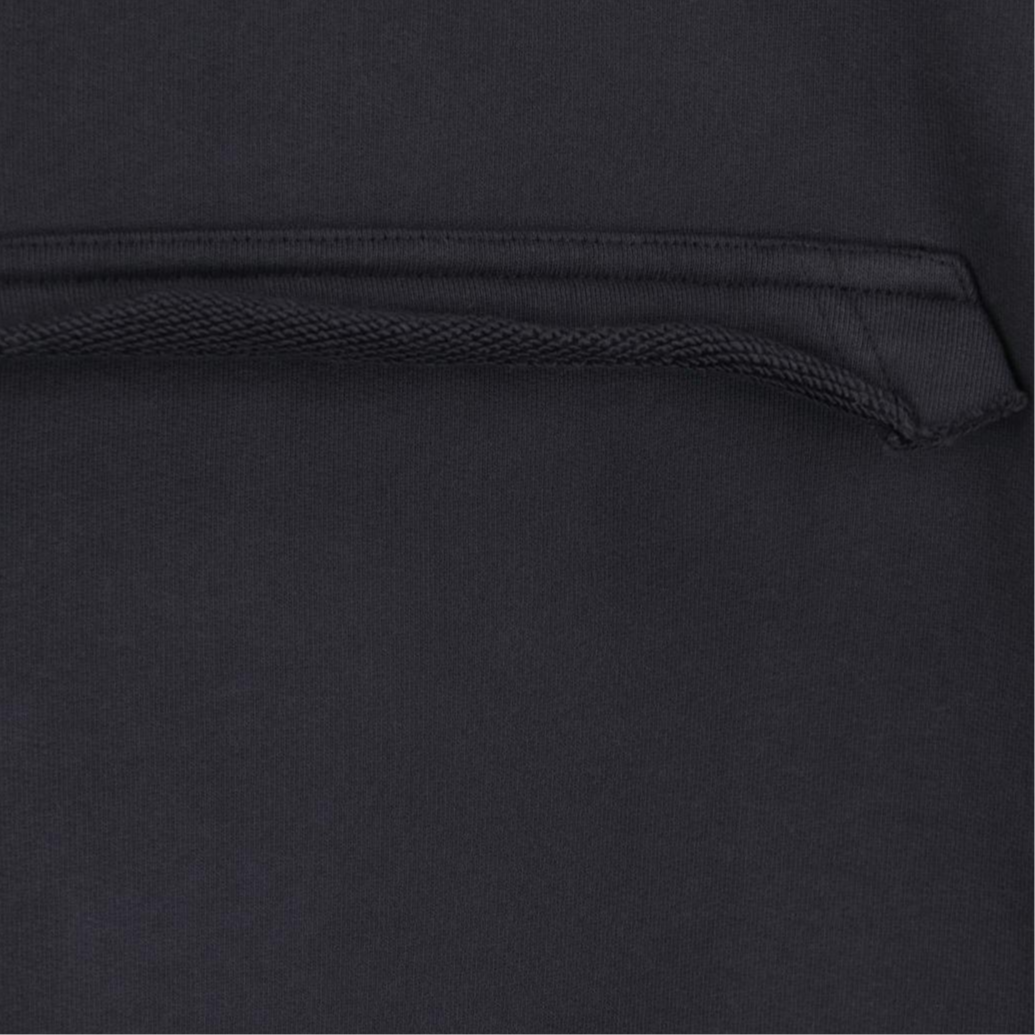 Sizing 발렌시아가 FW24 로고 프린트 후드티 블랙 유니섹스 레귤러 핏. 744441TQVQ91073