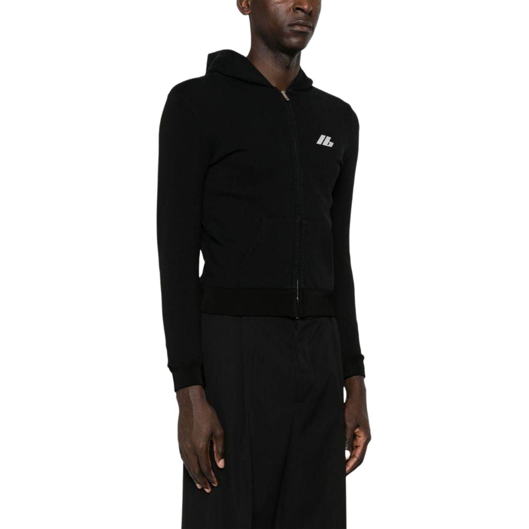 Balenciaga FW24 Logo Print Hoodie Unisex Black Regular Fit Casual Wear. 788243TQVV11000 圖 5