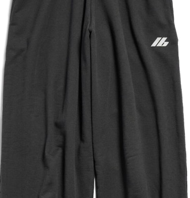 巴黎世家FW24標誌印花針織休閒褲男女款黑色寬鬆版長褲 787357TQVT81083 Cheap 巴黎世家FW24標誌印花針織休閒褲男女款黑色寬鬆版長褲 787357TQVT81083