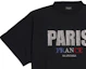Shop 巴黎世家 FW24 寬鬆版男女款黑色Logo印花T恤. 818431TRVL51000