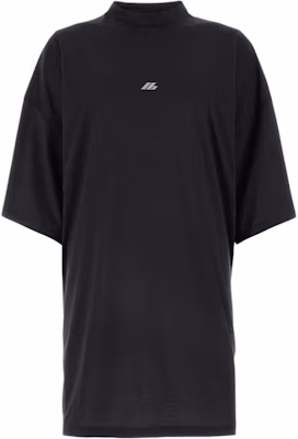 Balenciaga FW24 Logo Print Oversized Black T-Shirt Unisex Crewneck Tee 7932884E3B31081 Buy Balenciaga FW24 Logo Print Oversized Black T-Shirt Unisex Crewneck Tee 7932884E3B31081