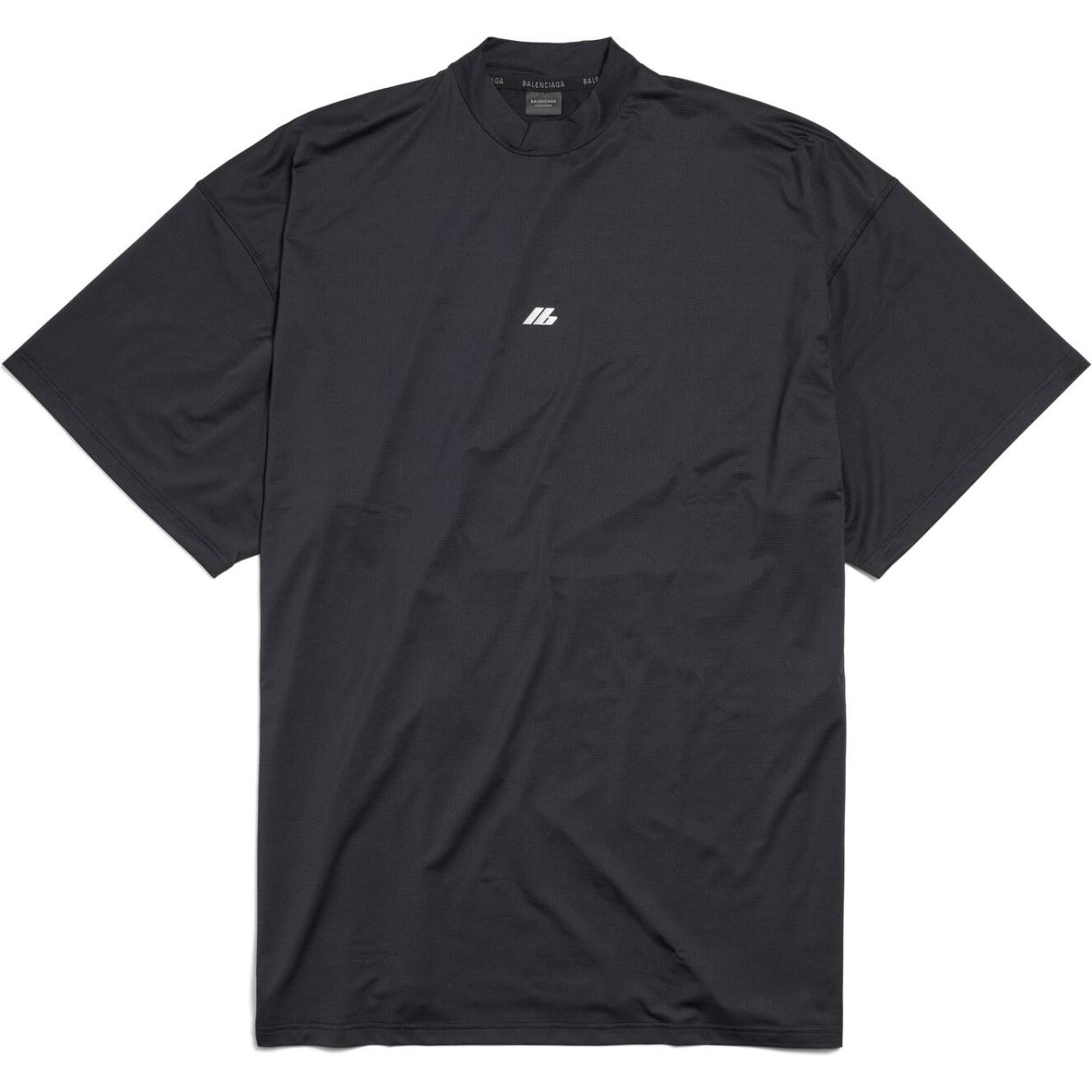 Balenciaga FW24 Logo Print Oversized Black T-Shirt Unisex Crewneck Tee 7932884E3B31081 圖 2