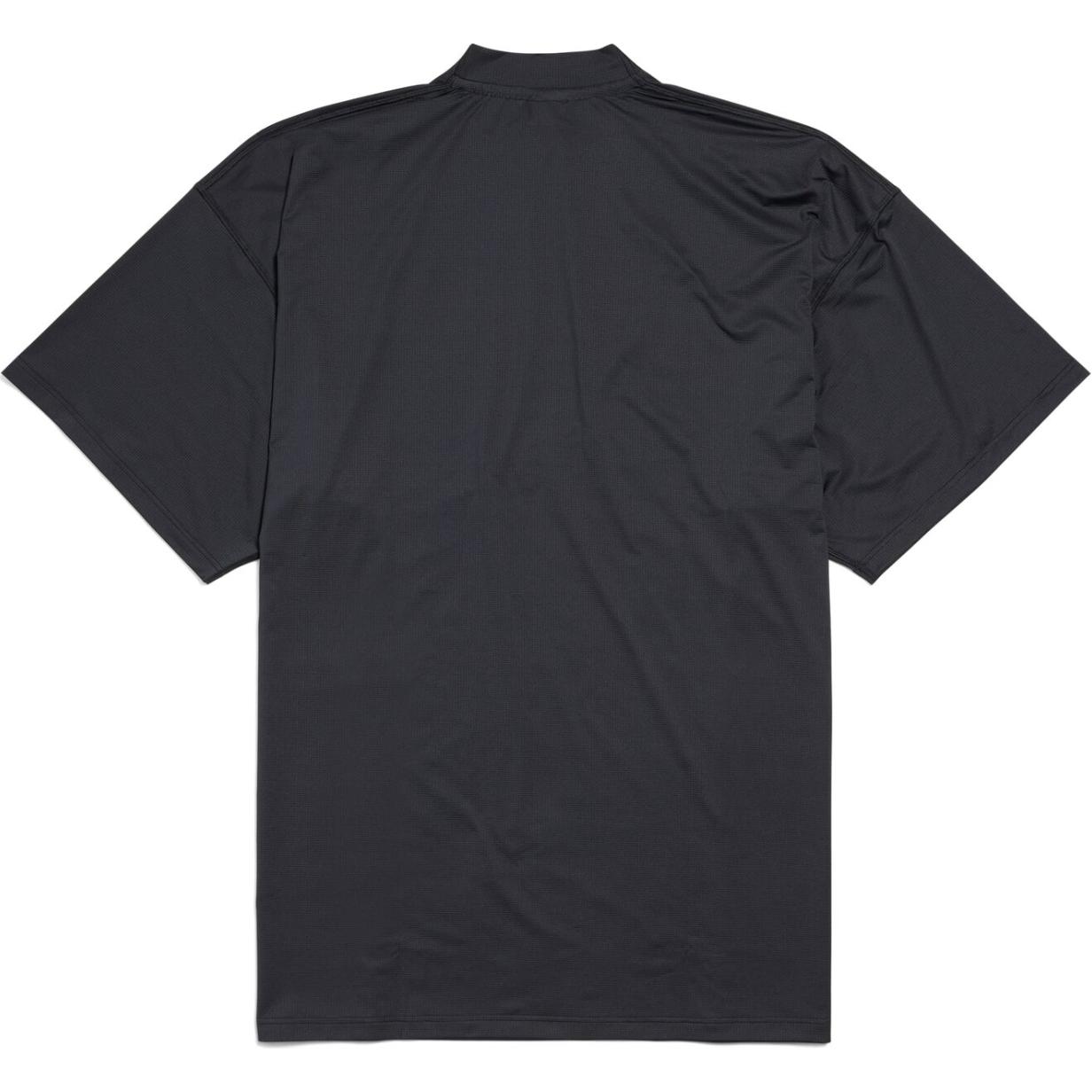 Balenciaga FW24 Logo Print Oversized Black T-Shirt Unisex Crewneck Tee 7932884E3B31081 圖 3