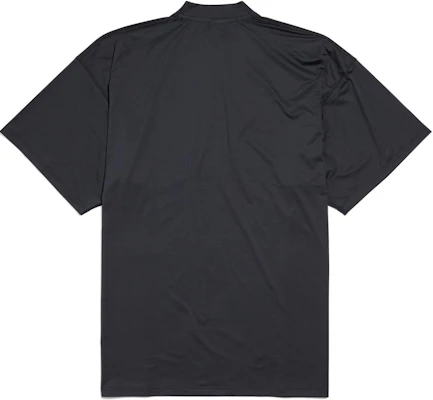 Balenciaga FW24 Logo Print Oversized Black T-Shirt Unisex Crewneck Tee 7932884E3B31081 Lookbook Balenciaga FW24 Logo Print Oversized Black T-Shirt Unisex Crewneck Tee 7932884E3B31081