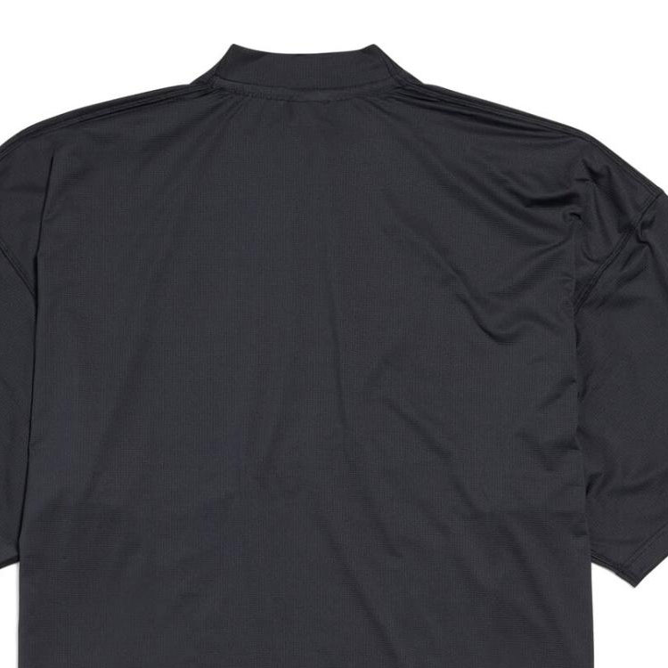 Balenciaga FW24 Logo Print Oversized Black T-Shirt Unisex Crewneck Tee 7932884E3B31081 圖 6
