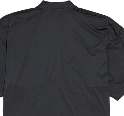 Balenciaga FW24 Logo Print Oversized Black T-Shirt Unisex Crewneck Tee 7932884E3B31081 Details for Balenciaga FW24 Logo Print Oversized Black T-Shirt Unisex Crewneck Tee 7932884E3B31081