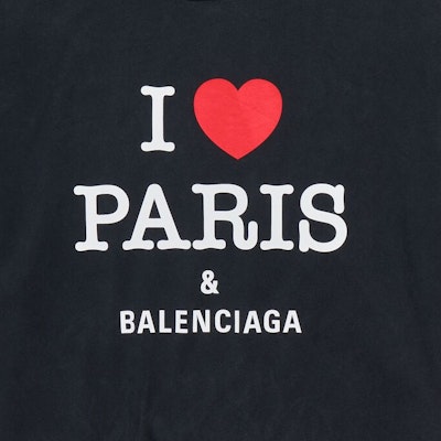 Balenciaga FW24 Logo Print Unisex Black Crewneck T-Shirt Regular Fit 818431TRVU91041 Shop Balenciaga FW24 Logo Print Unisex Black Crewneck T-Shirt Regular Fit 818431TRVU91041