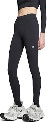 Balenciaga FW24 Mid-Waist Logo Slim Fit Casual Leggings Unisex - Black 7932944E2B91081 Sizing Balenciaga FW24 Mid-Waist Logo Slim Fit Casual Leggings Unisex - Black 7932944E2B91081