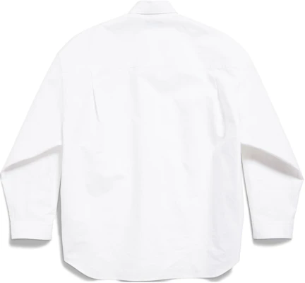 발렌시아가 FW24 오버사이즈 화이트 긴팔 셔츠 유니섹스 794462TQM309140 Lookbook 발렌시아가 FW24 오버사이즈 화이트 긴팔 셔츠 유니섹스 794462TQM309140