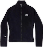 Balenciaga FW24 Skiwear Logo Zip-Up Jacket Black Regular Fit 773684TPVQ31000 Balenciaga FW24 Skiwear Logo Zip-Up Jacket Black Regular Fit 773684TPVQ31000
