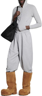 발렌시아가 FW24 유니섹스 핏 지퍼 후디 그레이 화이트 787359TQVD71300 Shop 발렌시아가 FW24 유니섹스 핏 지퍼 후디 그레이 화이트 787359TQVD71300