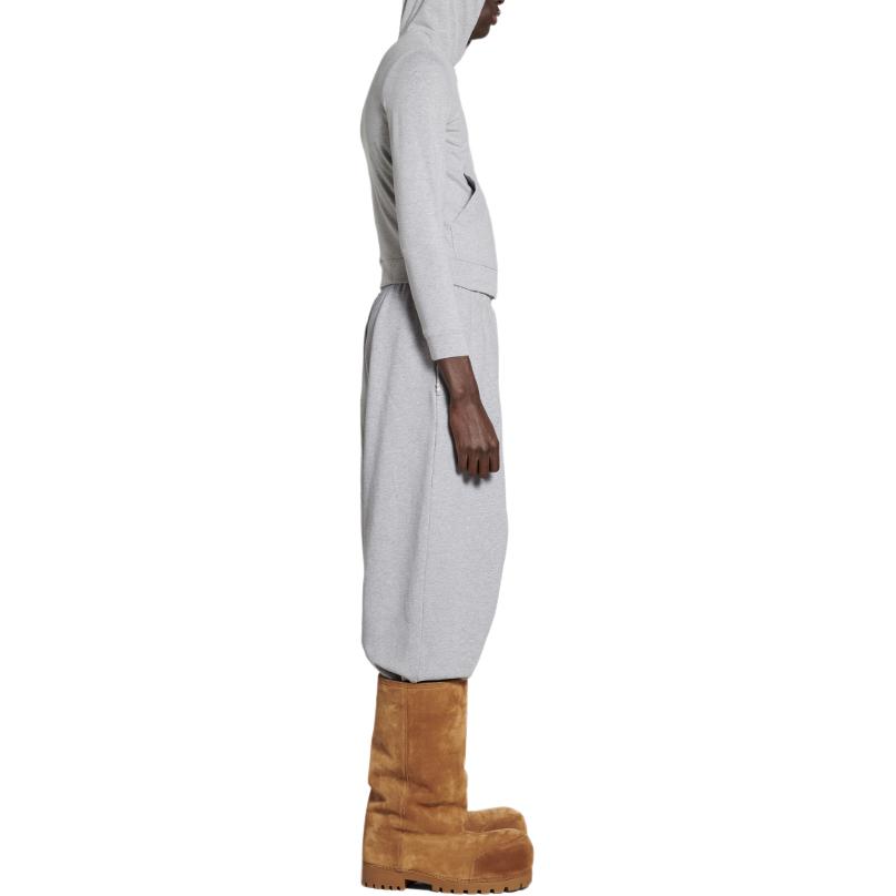 Details for 발렌시아가 FW24 유니섹스 핏 지퍼 후디 그레이 화이트 787359TQVD71300