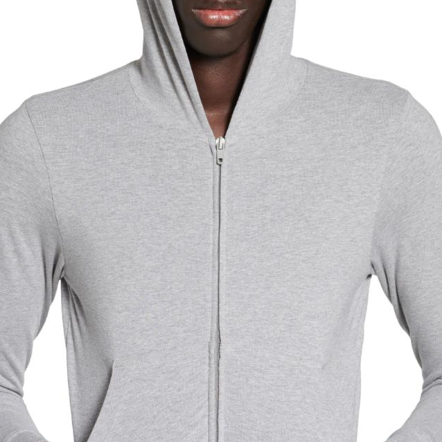 Sizing 발렌시아가 FW24 유니섹스 핏 지퍼 후디 그레이 화이트 787359TQVD71300