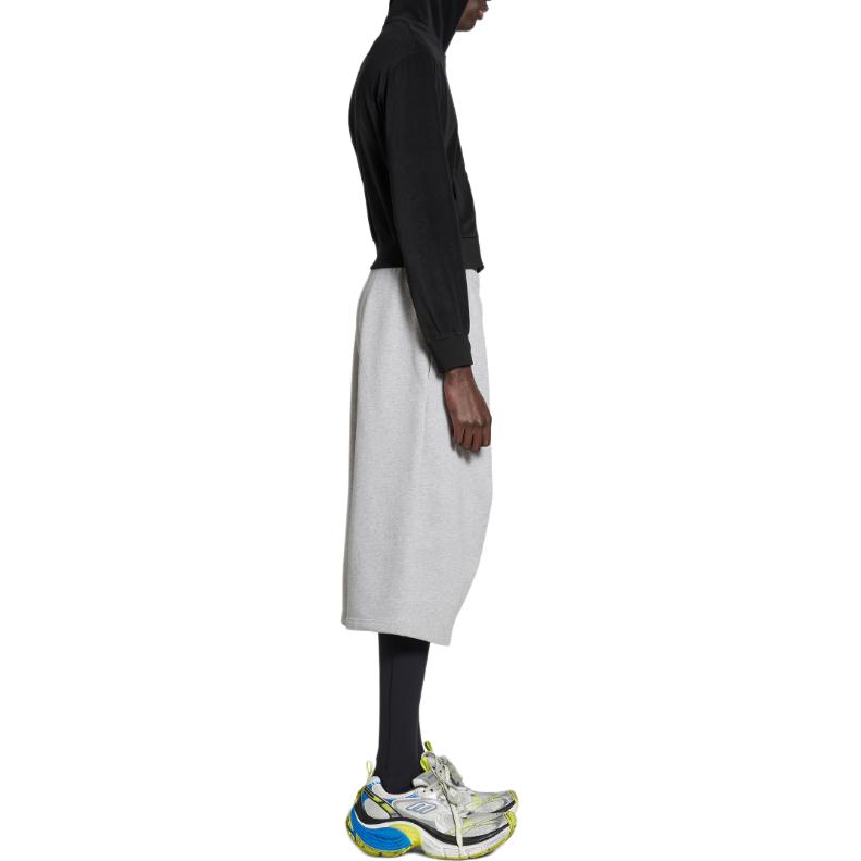 Sizing 巴黎世家 FW24 灰色純色中腰彈性九分休閒褲 男女適穿 794741TOVW11300