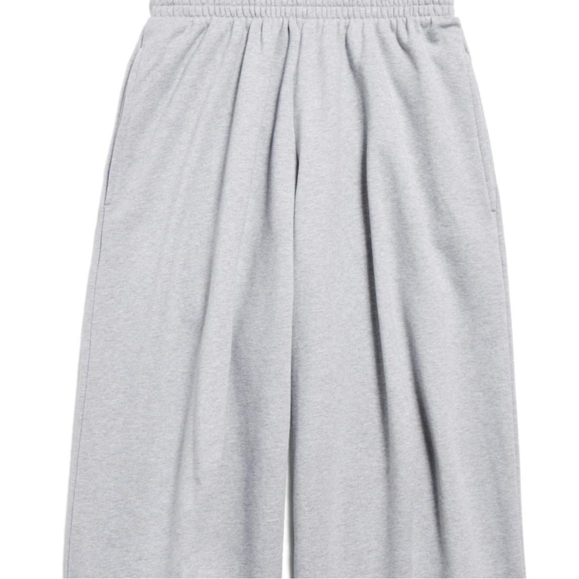 Cheap 巴黎世家 FW24 灰色純色中腰彈性九分休閒褲 男女適穿 794741TOVW11300