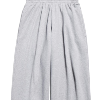 巴黎世家 FW24 灰色純色中腰彈性九分休閒褲 男女適穿 794741TOVW11300 Cheap 巴黎世家 FW24 灰色純色中腰彈性九分休閒褲 男女適穿 794741TOVW11300