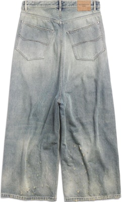 巴黎世家FW24低腰寬褲 藍色中性休閒款適合搜尋 706652TJW952204 Lookbook 巴黎世家FW24低腰寬褲 藍色中性休閒款適合搜尋 706652TJW952204