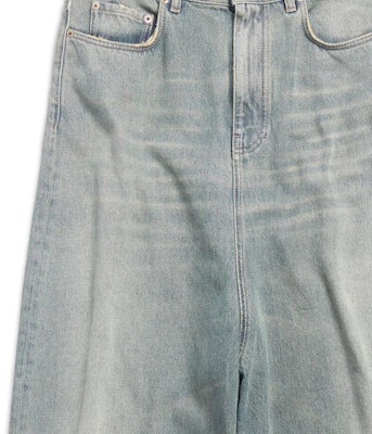 巴黎世家FW24低腰寬褲 藍色中性休閒款適合搜尋 706652TJW952204 Details for 巴黎世家FW24低腰寬褲 藍色中性休閒款適合搜尋 706652TJW952204