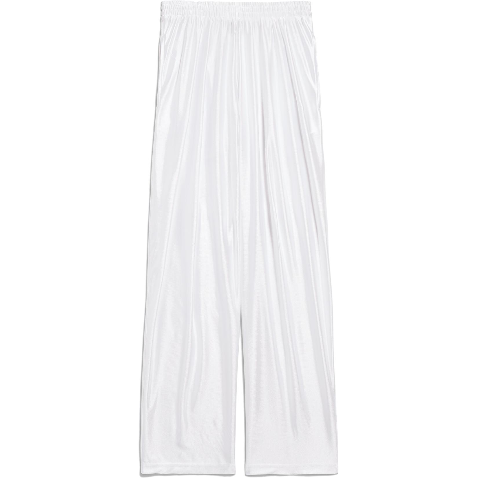 Balenciaga FW24 White Knit Joggers Elastic Waist Unisex Loose Fit. 787357TJV209000