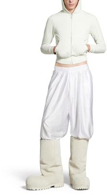 巴黎世家 FW24 白色針織運動褲 彈性腰帶 寬鬆版型 男女適穿. 787357TJV209000 Shop 巴黎世家 FW24 白色針織運動褲 彈性腰帶 寬鬆版型 男女適穿. 787357TJV209000