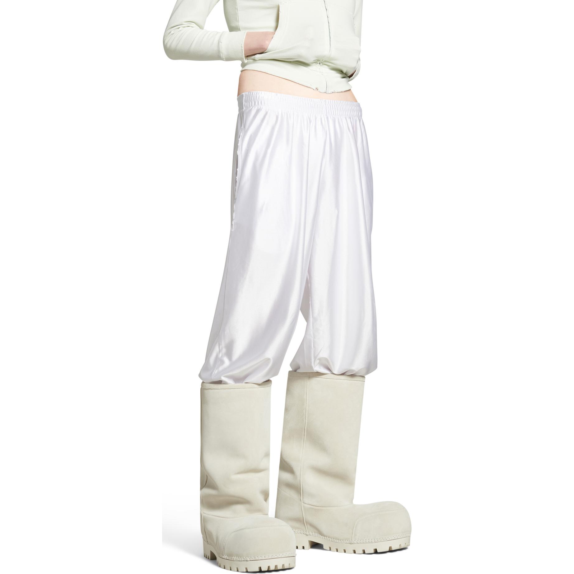 Cheap 巴黎世家 FW24 白色針織運動褲 彈性腰帶 寬鬆版型 男女適穿. 787357TJV209000