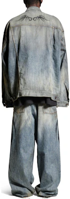 Balenciaga FW24 Y2K 印花淺藍牛仔外套 寬鬆版型 809457TRW775760 Purchase Balenciaga FW24 Y2K 印花淺藍牛仔外套 寬鬆版型 809457TRW775760