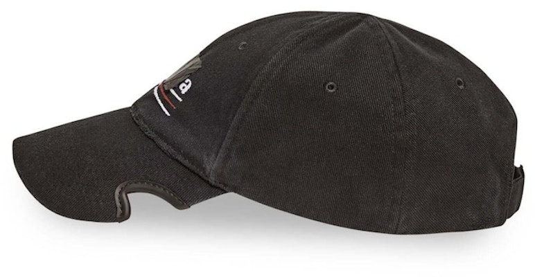 Balenciaga Gaffer Cap Black Lookbook Balenciaga Gaffer Cap Black