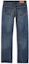 Lookbook Balenciaga Garde-Robe SS23 Jeans Denim Biru Potongan Lurus Paras Sederhana. 724714TNW514021