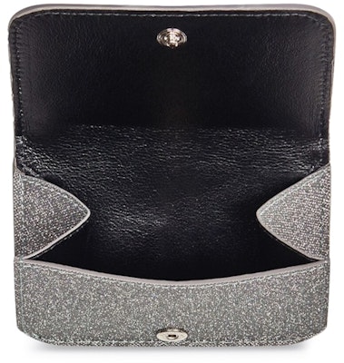 Balenciaga Glitter Cash Wallet Mini Grey Lookbook Balenciaga Glitter Cash Wallet Mini Grey