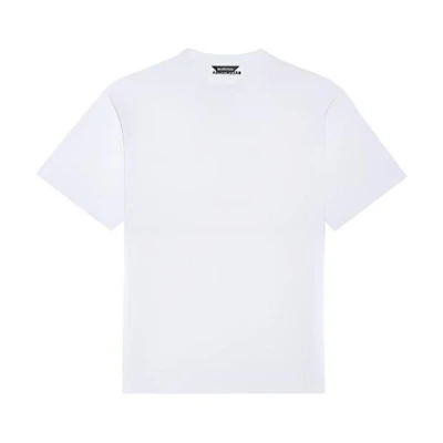 Balenciaga Glow-in-the-Dark Smiley Face T-Shirt White - Regular Fit. 651795TKV769140
