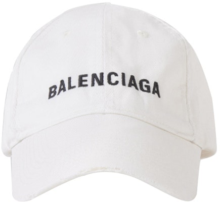 Balenciaga 螢光標誌純棉棒球帽 白色 656463459B29060 Lookbook Balenciaga 螢光標誌純棉棒球帽 白色 656463459B29060