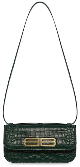 balenciaga-gossip-shoulder-bag-small-forest-green