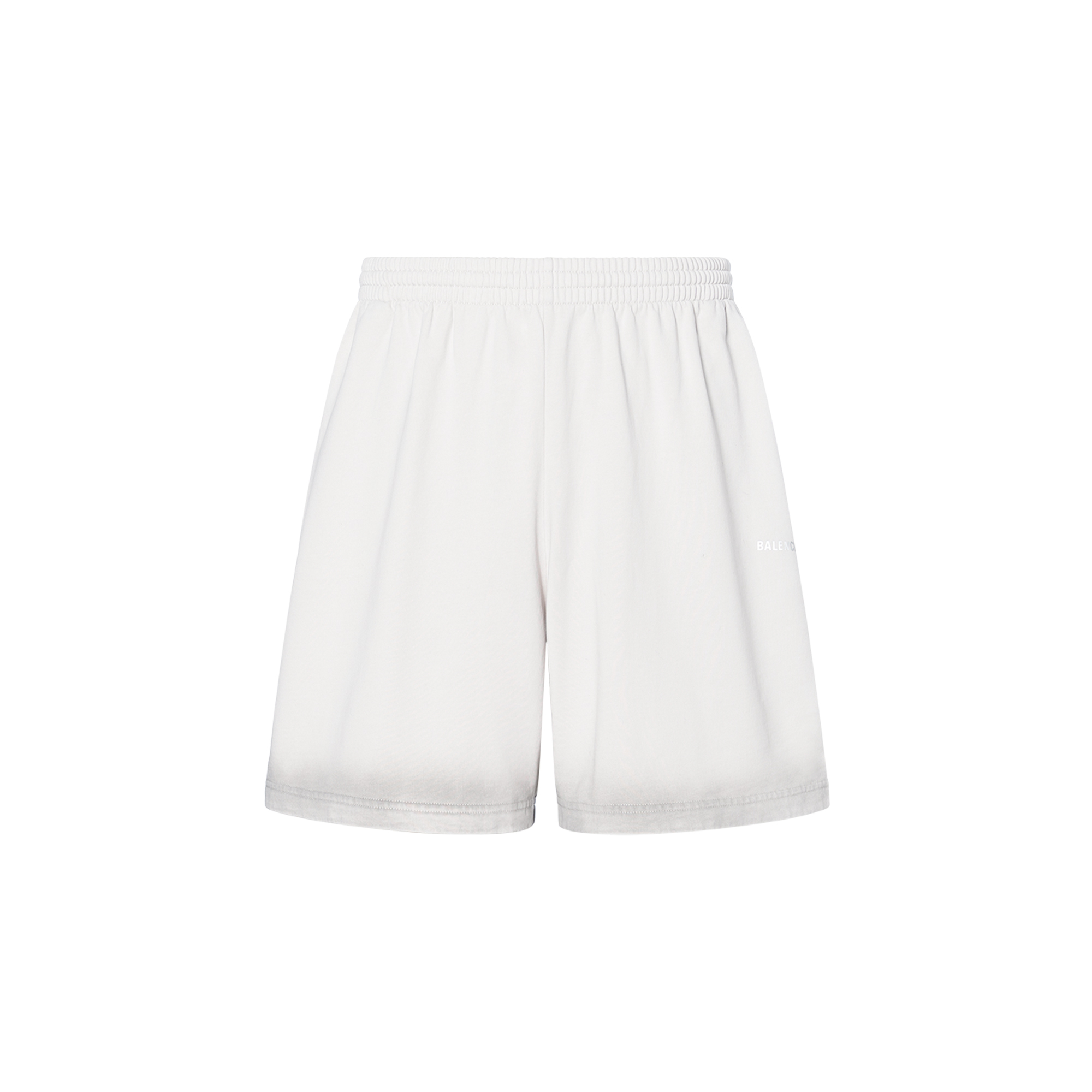Balenciaga Gradient Mid-Waist Loose Casual Shorts Men’s White 676137-TQVM9-9016