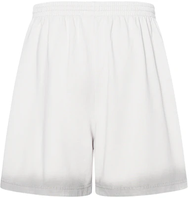 Balenciaga Gradient Mid-Waist Loose Casual Shorts Men’s White 676137-TQVM9-9016 Lookbook Balenciaga Gradient Mid-Waist Loose Casual Shorts Men’s White 676137-TQVM9-9016