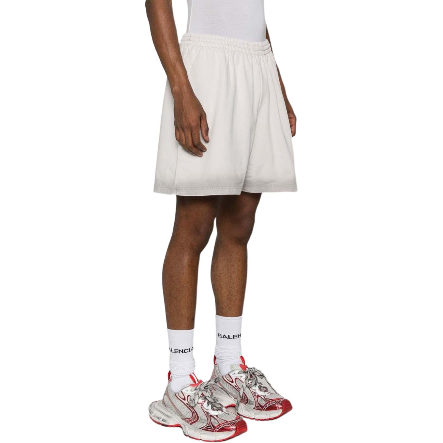 Balenciaga Gradient Mid-Waist Loose Casual Shorts Men’s White 676137-TQVM9-9016 圖 6